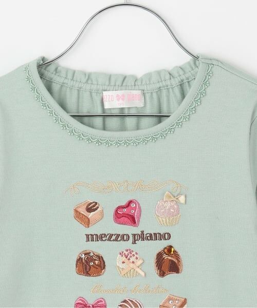 mezzo piano / メゾピアノ Tシャツ | 6043209R アソートチョコBOX　長袖Tシャツ | 詳細2