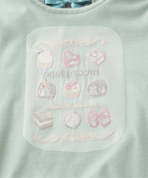 mezzo piano / メゾピアノ Tシャツ | 6043209R アソートチョコBOX　長袖Tシャツ | 詳細3