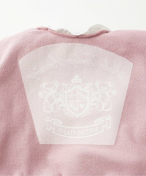 mezzo piano / メゾピアノ スウェット | 【人気商品再入荷】【直営店で取り扱い無し】カレッジ刺しゅう　衿つきトレーナー | 詳細3