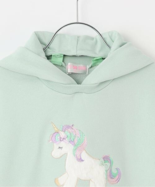 mezzo piano / メゾピアノ ミニ丈・ひざ丈ワンピース | 6044316R どうぶつモチーフ　パーカワンピース | 詳細2