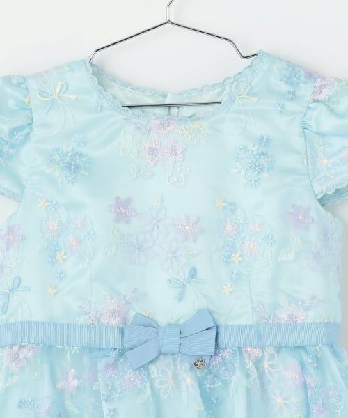 mezzo piano / メゾピアノ ドレス | 花ブーケレース刺しゅう　ワンピース | 詳細2