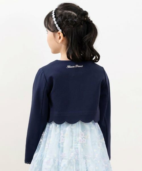 mezzo piano / メゾピアノ テーラードジャケット | 花モチーフ裾スカラップ　ジャケット | 詳細17