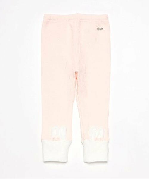 mezzo piano / メゾピアノ レギンス・スパッツ | 【人気商品再入荷】【直営店で取り扱い無し】裾ウサギ　レギパン（ライト ピンク）