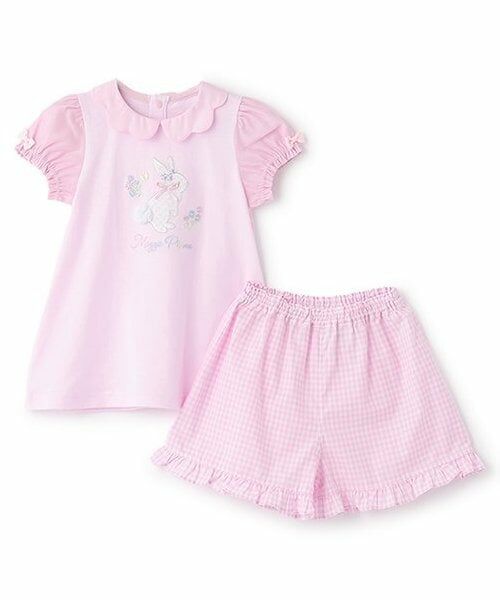 mezzo piano / メゾピアノ Tシャツ | 【人気商品再入荷】【直営店で取り扱い無し】ウサギ　セットアップ | 詳細2