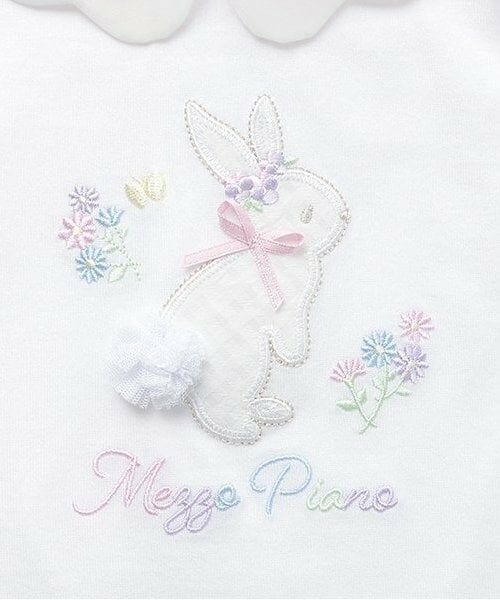 mezzo piano / メゾピアノ Tシャツ | 【人気商品再入荷】【直営店で取り扱い無し】ウサギ　セットアップ | 詳細4