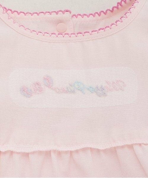 mezzo piano / メゾピアノ ミニ丈・ひざ丈ワンピース | 【人気商品再入荷】【直営店で取り扱い無し】キャンディ刺しゅう　半袖ティアードワンピース | 詳細4