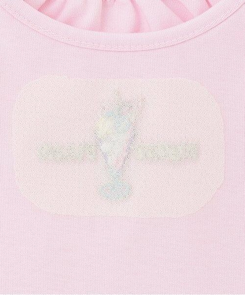 mezzo piano / メゾピアノ その他トップス | 【人気商品再入荷】【直営店で取り扱い無し】ソーダ刺しゅう裾フリル半袖チュニック | 詳細4