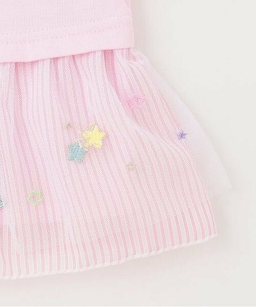 mezzo piano / メゾピアノ その他トップス | 【人気商品再入荷】【直営店で取り扱い無し】ソーダ刺しゅう裾フリル半袖チュニック | 詳細7