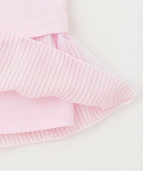 mezzo piano / メゾピアノ その他トップス | 【人気商品再入荷】【直営店で取り扱い無し】ソーダ刺しゅう裾フリル半袖チュニック | 詳細8