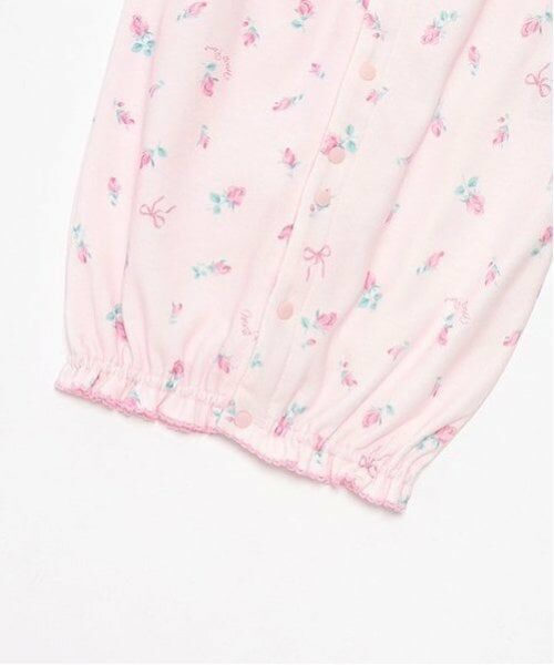 mezzo piano / メゾピアノ ロンパース | ローズつぼみ柄　2wayオール | 詳細6