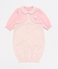 mezzo piano / メゾピアノ ロンパース | ウサギマスコットつき　2wayオール