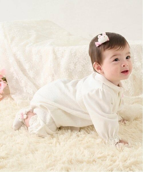 mezzo piano / メゾピアノ ロンパース | ウサギマスコットつき　2wayオール | 詳細11