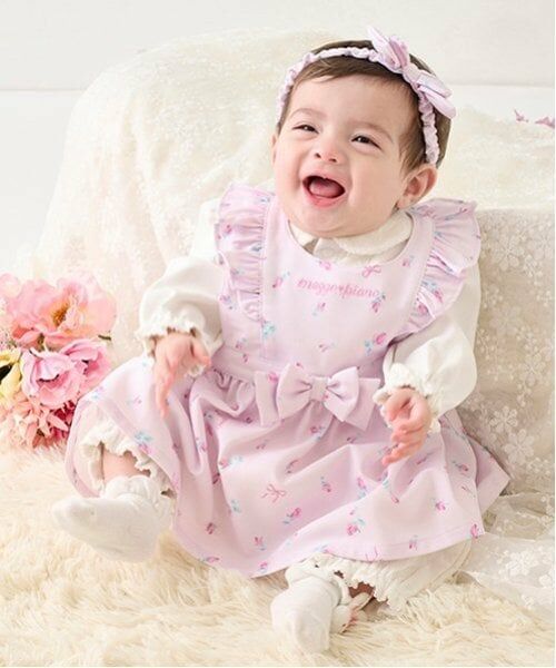 mezzo piano / メゾピアノ ロンパース | ウサギマスコットつき　2wayオール | 詳細13