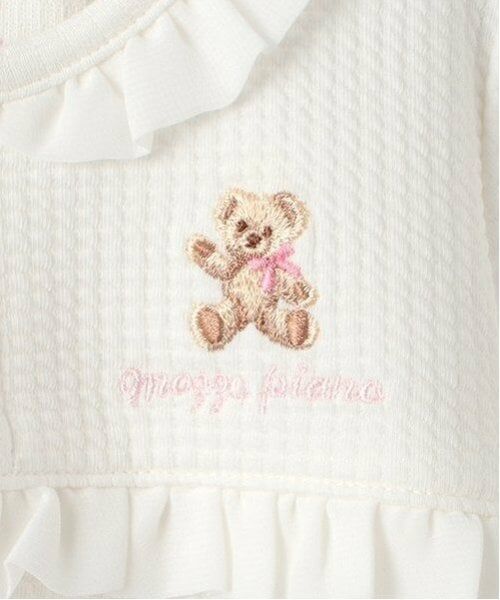 mezzo piano / メゾピアノ ロンパース | くま・うさぎ刺しゅう　2wayオール | 詳細4