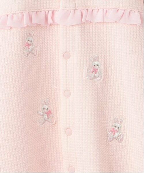 mezzo piano / メゾピアノ ロンパース | くま・うさぎ刺しゅう　2wayオール | 詳細8