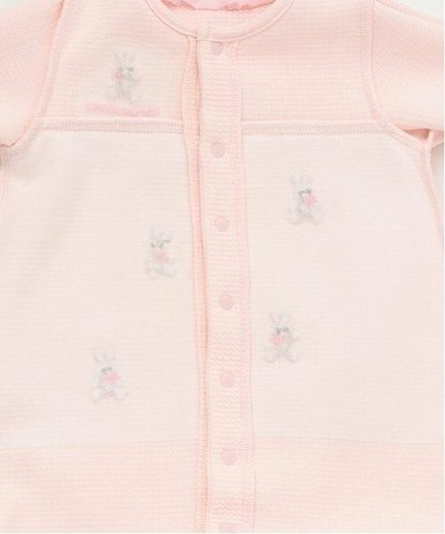 mezzo piano / メゾピアノ ロンパース | くま・うさぎ刺しゅう　2wayオール | 詳細9