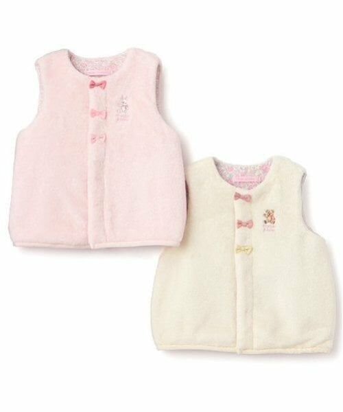 mezzo piano / メゾピアノ ベビー・キッズウエア | ボアベスト | 詳細7