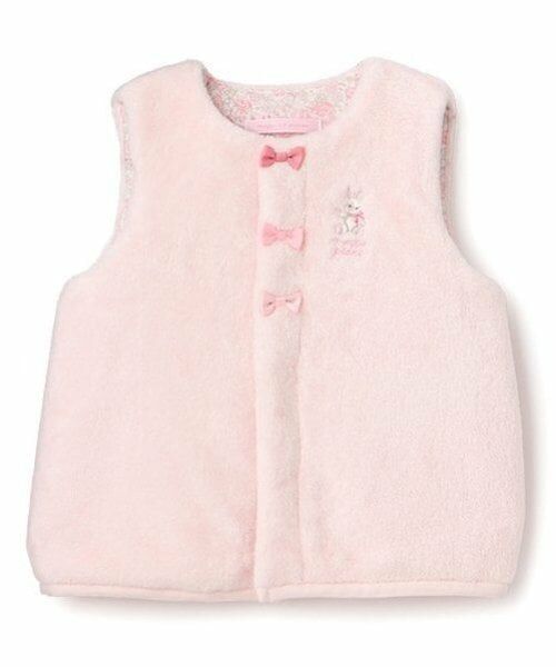 mezzo piano / メゾピアノ ベビー・キッズウエア | ボアベスト | 詳細8