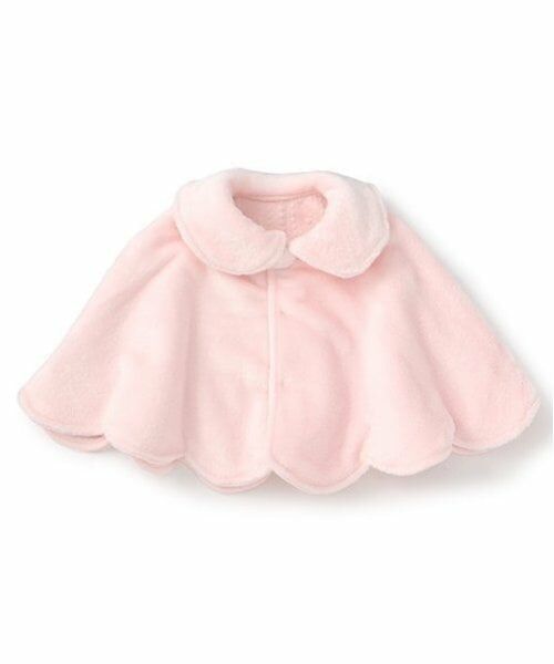 mezzo piano / メゾピアノ ベビー・キッズウエア | リバーシブル　裾スカラップ　ケープ | 詳細3