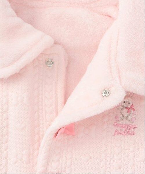 mezzo piano / メゾピアノ ベビー・キッズウエア | リバーシブル　裾スカラップ　ケープ | 詳細6