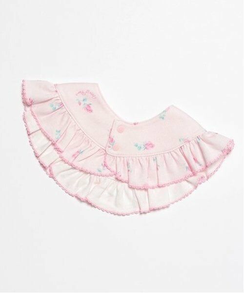 mezzo piano / メゾピアノ スタイ・ビブ | ローズつぼみ柄　スタイ | 詳細2