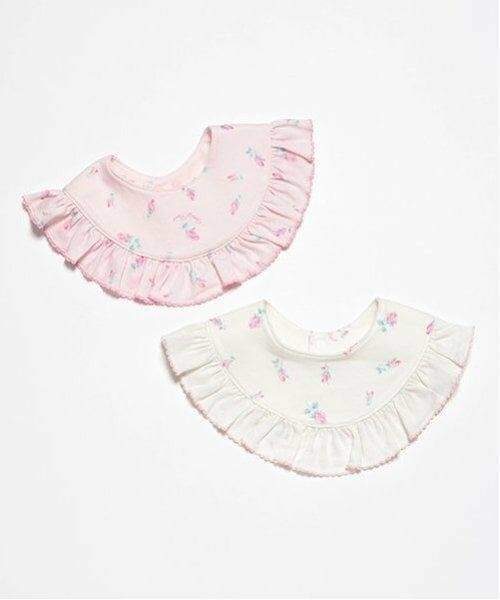 mezzo piano / メゾピアノ スタイ・ビブ | ローズつぼみ柄　スタイ | 詳細6