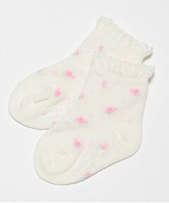 mezzo piano / メゾピアノ ソックス | ローズつぼみ柄　ソックス