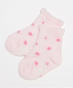 mezzo piano / メゾピアノ ソックス | ローズつぼみ柄　ソックス