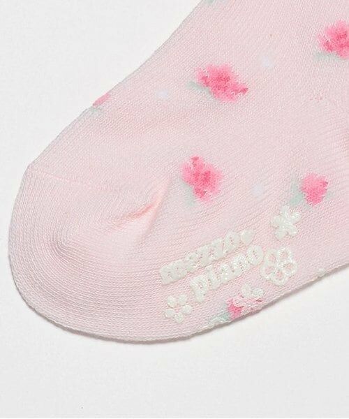 mezzo piano / メゾピアノ ソックス | ローズつぼみ柄　ソックス | 詳細2