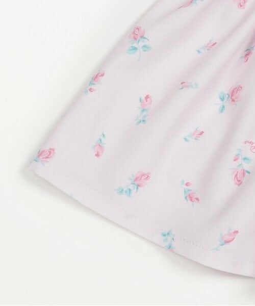 mezzo piano / メゾピアノ スタイ・ビブ | 【BOX付】ローズつぼみ柄エプロン＆ヘアバンドセット | 詳細4