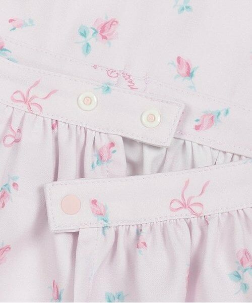 mezzo piano / メゾピアノ スタイ・ビブ | 【BOX付】ローズつぼみ柄エプロン＆ヘアバンドセット | 詳細5