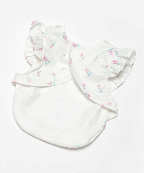 mezzo piano / メゾピアノ スタイ・ビブ | ローズつぼみ柄　お食事スタイ | 詳細2