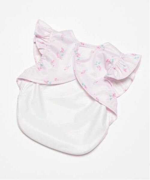 mezzo piano / メゾピアノ スタイ・ビブ | ローズつぼみ柄　お食事スタイ | 詳細3