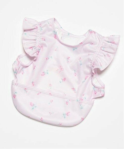 mezzo piano / メゾピアノ スタイ・ビブ | ローズつぼみ柄　お食事スタイ | 詳細4