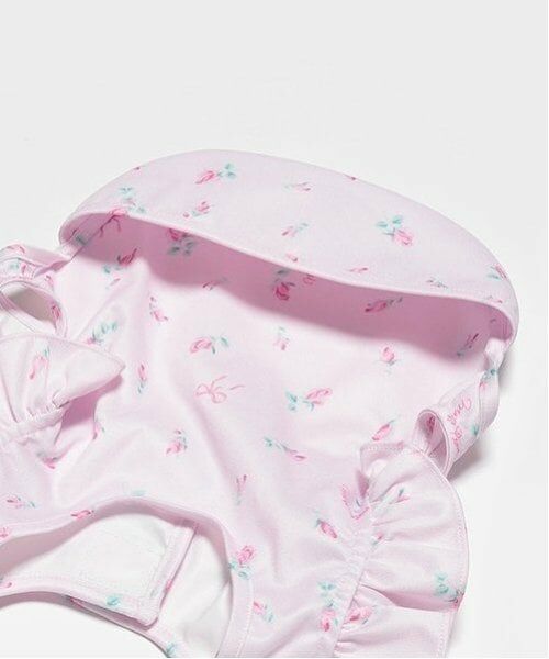 mezzo piano / メゾピアノ スタイ・ビブ | ローズつぼみ柄　お食事スタイ | 詳細6