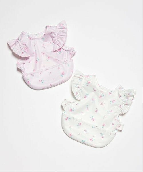 mezzo piano / メゾピアノ スタイ・ビブ | ローズつぼみ柄　お食事スタイ | 詳細9