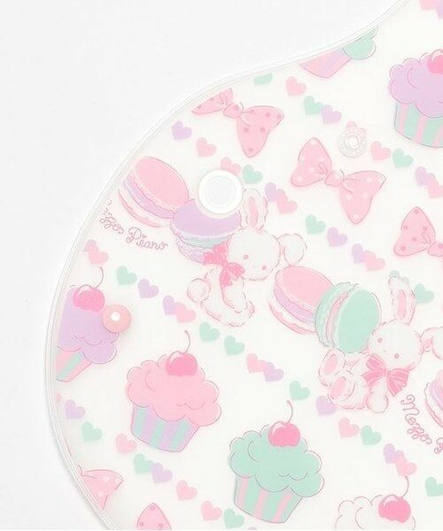 mezzo piano / メゾピアノ スタイ・ビブ | ウサギスウィーツ柄　お食事スタイ | 詳細4