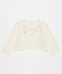 mezzo piano / メゾピアノ ベビー・キッズウエア | ☆リボン刺繍ニットボレロ