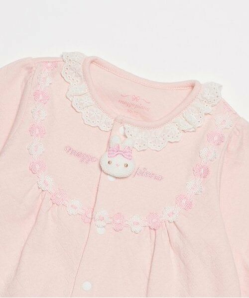 mezzo piano / メゾピアノ ロンパース | ☆ウサギマスコット付2wayオール | 詳細3