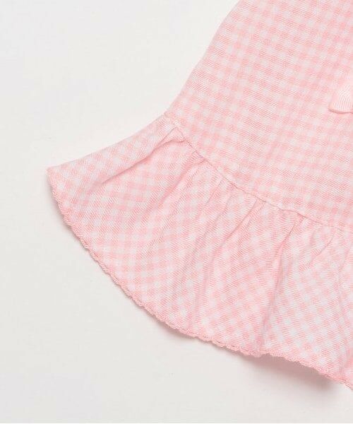 mezzo piano / メゾピアノ ベビー・キッズウエア | ウサギマスコットつき　ギンガムチュニック＆ブルマセット | 詳細7