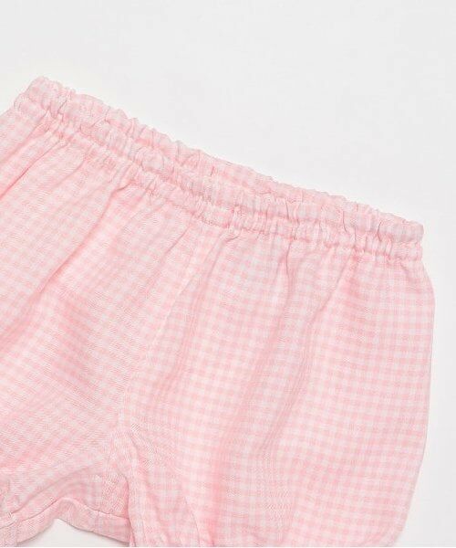 mezzo piano / メゾピアノ ベビー・キッズウエア | ウサギマスコットつき　ギンガムチュニック＆ブルマセット | 詳細8