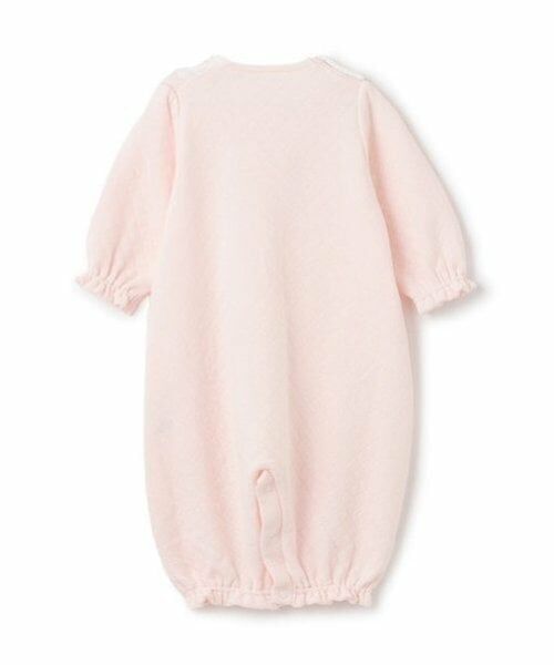 mezzo piano / メゾピアノ ロンパース | ウサギマスコットつき　2wayオール（ライト ピンク）