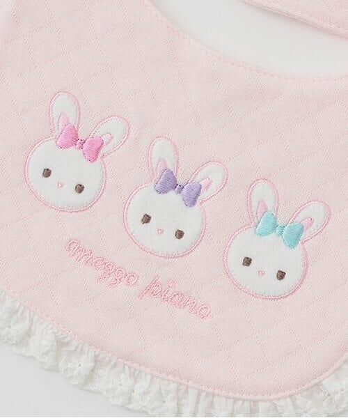 mezzo piano / メゾピアノ スタイ・ビブ | ウサギアップリケ　スタイ | 詳細3