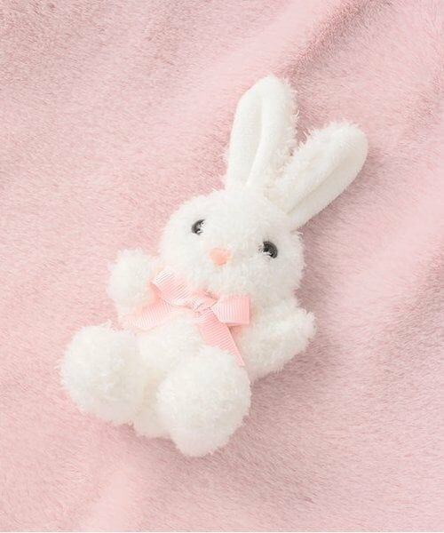 mezzo piano / メゾピアノ ベビー・キッズウエア | うさぎぬいぐるみつき　フェイクファーケープ | 詳細4
