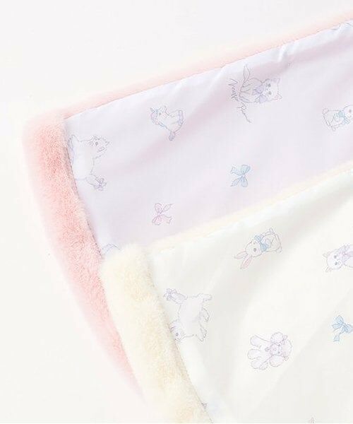 mezzo piano / メゾピアノ ベビー・キッズウエア | うさぎぬいぐるみつき　フェイクファーケープ | 詳細7