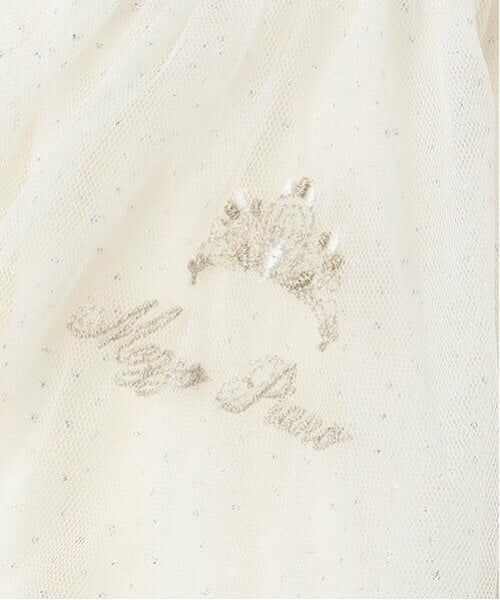 mezzo piano / メゾピアノ ロンパース | リボンティアラ刺しゅうチュール　2wayオール | 詳細6