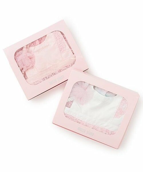 mezzo piano / メゾピアノ スタイ・ビブ | 【BOX付】チュールレースエプロン＆ヘアバンドセット | 詳細9