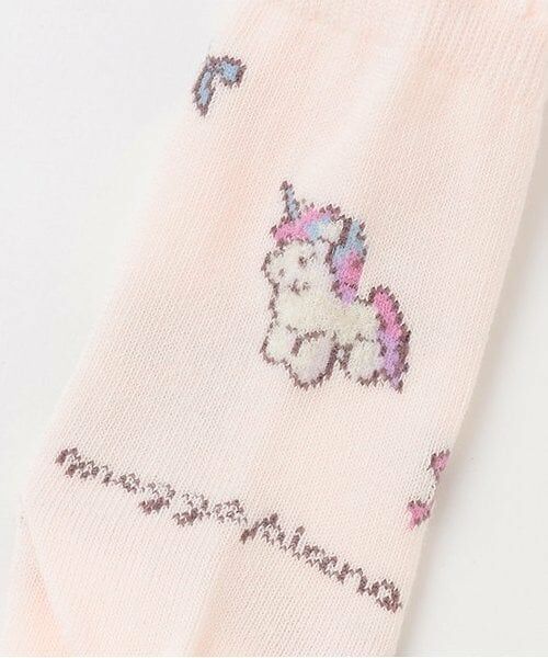 mezzo piano / メゾピアノ ベビー・キッズウエア | ふわもこフレンズ柄　ハイソックス | 詳細2