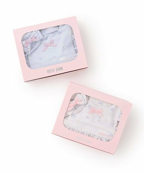 mezzo piano / メゾピアノ スタイ・ビブ | 【BOX付】オリジナルボックスつきふわもこフレンズ柄エプロン＆ヘアバンド | 詳細10