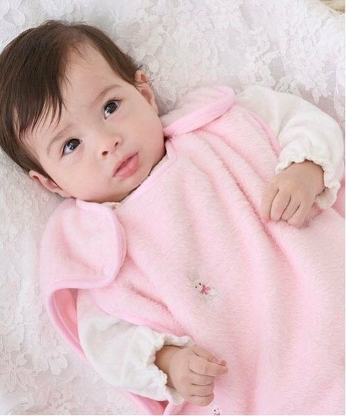 mezzo piano / メゾピアノ ベビー・キッズウエア | どうぶつ刺しゅう　スリーパー | 詳細1